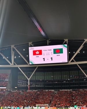 香港隊啟德激戰！安永佳十二碼🔥🇭🇰⚽️