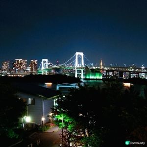 真夏日台場吹風🌬️！晚間散策超舒服！😎