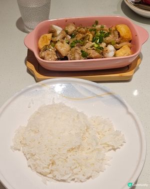 榨菜蒸排骨飯