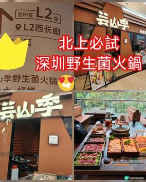 深圳野生菌火鍋🤤！退休都咁識食！😋