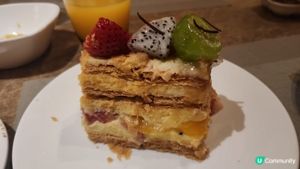 最愛吃自助餐，選擇種類繁多。有熱食，凍海鮮，甜品應有盡有@雅