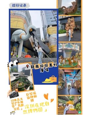 深圳坂田萬科廣場🤩！黑臉琵鷺貓仔打卡📸！偽新加坡風🌳！