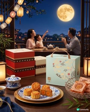 雙聚嚐月禮盒開箱！🌕✨