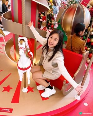 聖誕必去！沙田新城市廣場🤩！光影匯演✨！