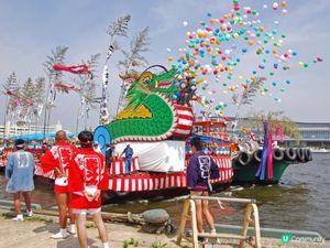 新潟龍舟？水上渡御都好正！🤩