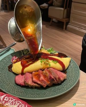 昭和風洋食店，蛋包飯＋明太子意粉太有誠意了！🍝🍳