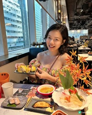 剛同朋友慶祝來到銅鑼灣廣場一期｢極尚大喜屋｣環境舒適,空間感