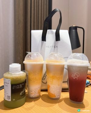 返深圳緊係要飲下人氣王 喜。茶😋