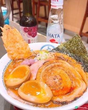 打卡蝦湯拉麵🍜