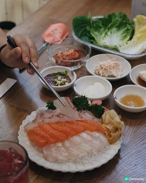 第一次吃韓式魚生呢｜民迎 🐟