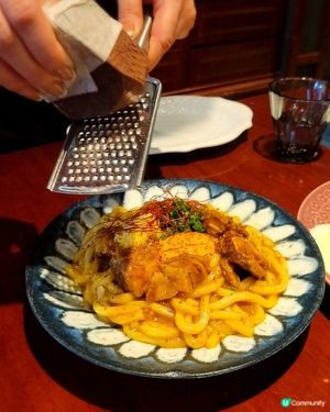 日式咖喱烏冬🤤！牛肋肉+刨朱古力😋！