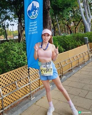 渣馬10K完賽！☀️🏃‍♀️