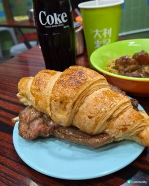 澳門豬扒包變奏版😋