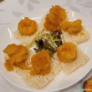 性價比高！超大隻蜂蜜柚子脆蝦球