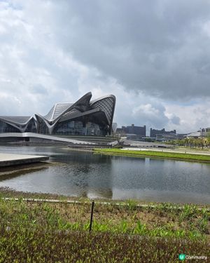 珠海金灣藝術中心，打卡新地標！🦋✨