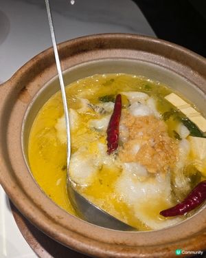 金黃濃湯魚片豆腐🌶️😋