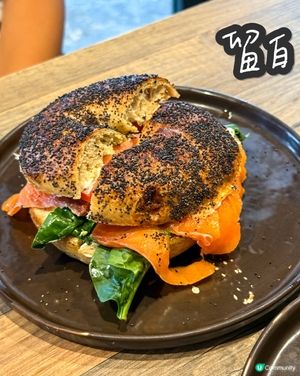 荃灣留白cafe❗️酸種貝果性價比高🤤