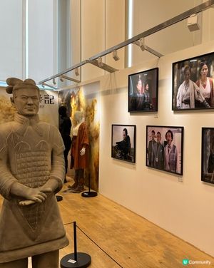 呢排尋秦記咁hit,梗係要去下佢個展覽啦!
地方唔算大,不過