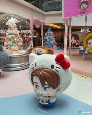 mirror + sanrio公仔