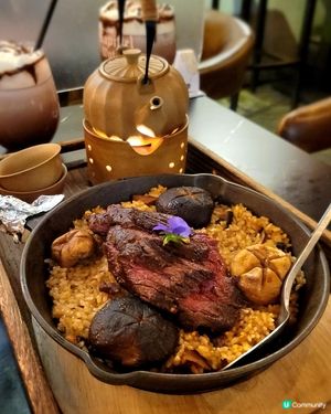 封門柳羊肚菌鍋飯🤤🍖🥢