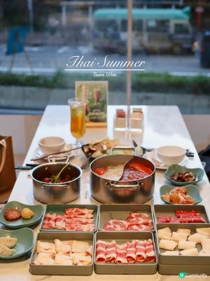 荃灣泰·初夏泰式火鍋放題必試雞煲牛板腱