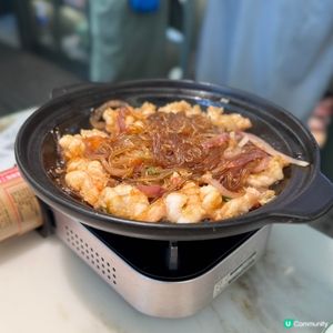 粉絲蝦煲好味🤤 園林餐廳好Chill🌿