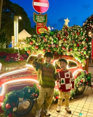 聖誕節2025‼️ 中港城車尾箱聖誕市集✨配閃亮維港景