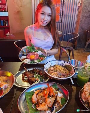 上星期同朋友去左喺九龍城新開嘅泰國菜Thonglor ，一入