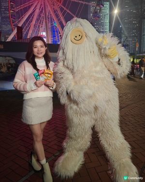 ## 情人節散步驚喜！雪怪派糖🍬