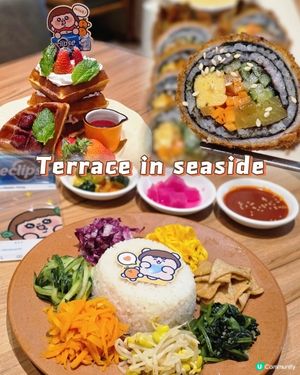 必吃!🍓 Terrace in seaside 夏日韓風料