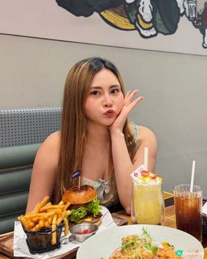 限定豆腐花奶昔🥭😋 漢堡包YUM!