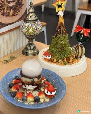 旺角甜品店🎄聖誕限定杜拜朱古力樹必試🤤