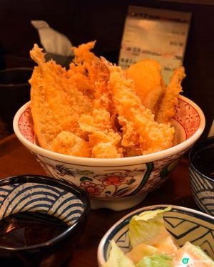 🇭🇰【海鮮天丼性價比高，希靈魚天婦羅最深刻】