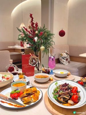 🇭🇰銅鑼灣夢幻打卡餐廳🌸 儀式感聖誕大餐🎄