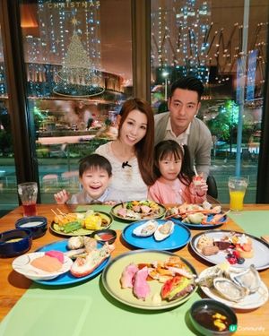 今個聖誕一於同好友同埋小朋友去帝逸酒店食屋誕自助餐歡渡聖誕啦