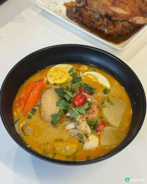 南朗山道熟食市場😋海鮮喇沙米線超正🍜超大塊雞排❤️