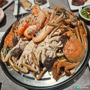 舟市水產等150分鐘🦀 爆膏大閘蟹任食🤤