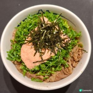 松屋香蔥明太子蛋黃醬牛肉飯