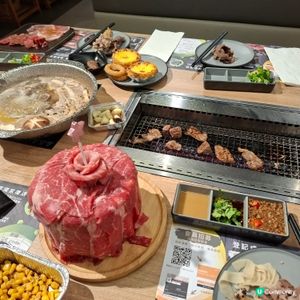 ✨銅鑼灣牛舞日本燒肉+涮涮鍋放題💞套餐C特級燒肉放題餐😍
