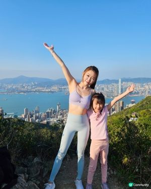 西高山連6歲囡囡都行到。個半鐘就上到山頂，沿途好多風景打卡位