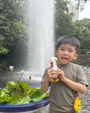 今個夏天香港成日落雨, 趁好天去咗位於尖沙咀嘅九龍公園行下,