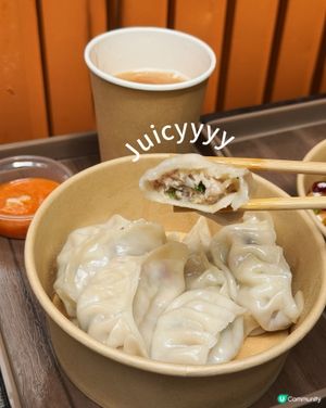 第一次食momo🥰😋