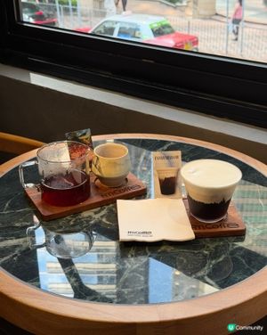 韓國釜山代表性精品咖啡fm coffee喺中上環之間開咗第一