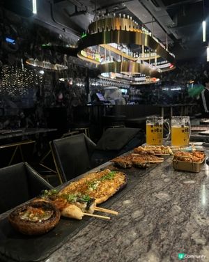 元朗嘅芝加哥串燒酒場,有好多款串燒揀,啤酒仲買一送一,每日買