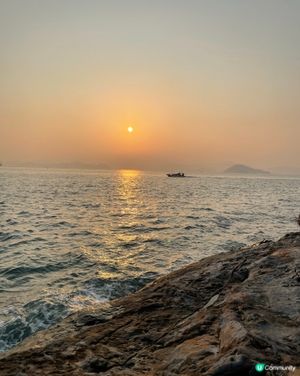 靚景😍夕陽醉鐘聲泳棚！🌅
