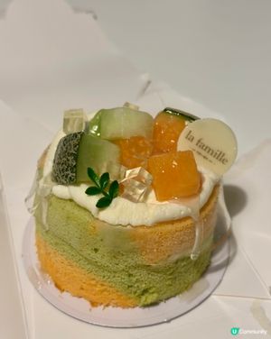 La Famille雙色蜜瓜戚風蛋糕🤤 期間限定🍈