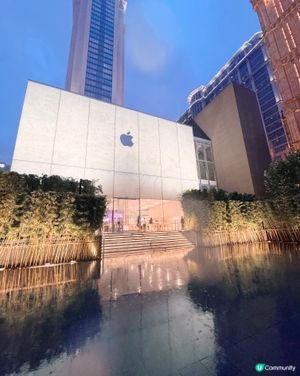 🎋 澳門倫敦人 🎍 室內竹林Apple Store