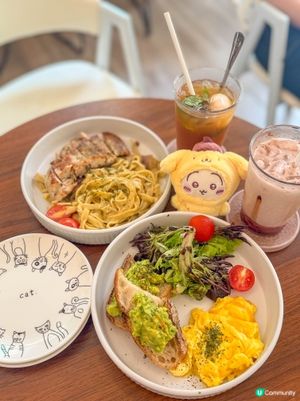 香港美食｜手工意粉店推介，貓咪塗鴉主題小店