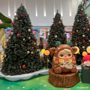 香港商場聖誕節嘅裝飾真係幾靚架!
今年九龍灣德福廣場仲整左一