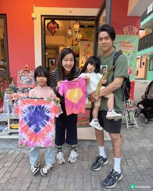 彩色扎染❤️工作坊😍🥰 @mawan_1868 